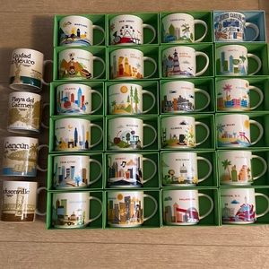 Lot sale of Starbucks You Are Here mugs